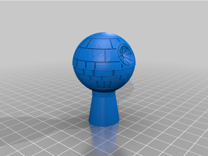 death star chess piece 3d printing wars 3d print model - Mito3D