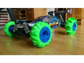 rc buggy sand & snow tires 1 10 8 vehicles 3d print model - Mito3D