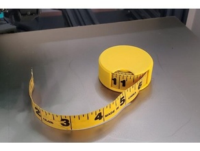 remix - lid soft tape measure spool organization 3d print model - Mito3D