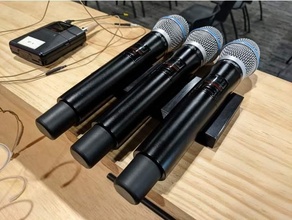 Mikrofon Halter Unterstützung Musik Kirche Konsole mic Mischen sicher Klang 3d print model - Mito3D
