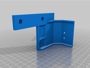 extruder mount anycubic mega 3d printer parts i3 upside 3d print model - Mito3D