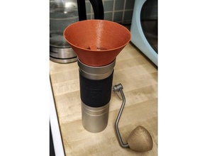 1zpresso huni mutfak yemek Kahve öğütücü makine 3d print model - Mito3D