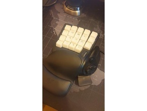 özel klavye tuşları razer Tartarus profesyonel tuş takımı tuşu 3d print model - Mito3D