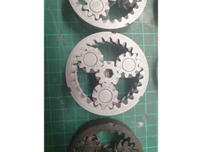 pipsg print-in-place stackable gearbox toy & game accessories double helix gear planetary print printinplace reduction 3d print model - Mito3D