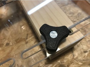star knob m6 parts knobs bolt nut screw 3d print model - Mito3D