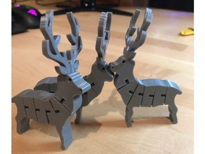 flexi deer 3d printing 3d print model - Mito3D
