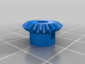 Solari giro relógio chanfro engrenagem 3d print model - Mito3D