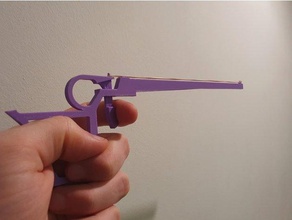 caoutchouc pistolet xxl jouets Jeux 3d print model - Mito3D