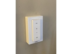 philips hue switch cover household 3d print model - Mito3D