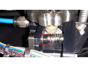 ender 3 v2 extruder spring spacers compressors 3d printer parts 3d print model - Mito3D