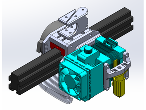 e3d Hemera montieren mgn12 Corexy bltouch blv mgn Würfel 3d Drucker Teile Nivellierung mgm 3d print model - Mito3D