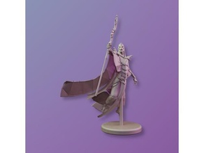 Drago sacerdote skyrim creature dungeon draghi miniatura 3d print model - Mito3D