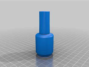 magpie inkie bottle props nail polish varnish 3d print model - Mito3D
