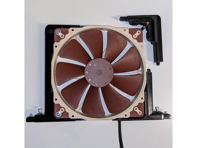 Noctua nf a20 montaj çerçeve hayran binmek 200mm 3D print model - Mito3D