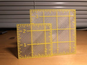 half square Dreieck Quilten Lineal Hand Werkzeuge Kunst Block loc Kleidungsstück Zoll sperren Open Source öffnen Quelle Decke Nähen Quadrat 3d print model - Mito3D