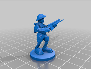 anglo terra battaglione guerre video Giochi modello nintendo wii 3d print model - Mito3D