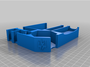 martelo guerra submundo jogos bandeja cartas dados caixa 3d print model - Mito3D