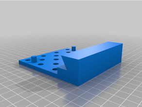 francese bitta pannello forato laboratori 30 60 grado angolo organizzazione 3d print model - Mito3D