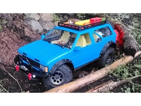 rc pocket style fender flares 3d printing axial flare redcat scx10 traxxas trx4 3d print model - Mito3D