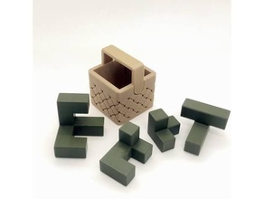 sandwich basket akaki 10 puzzles 3d print model - Mito3D