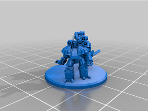 6mm scifi infantry heavy armour type ph toys & games wargame 3d print model - Mito3D