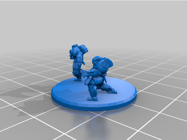 6mm scifi infanterie lourd armure type arnaque jouets Jeux jeu guerre 3D print model - Mito3D