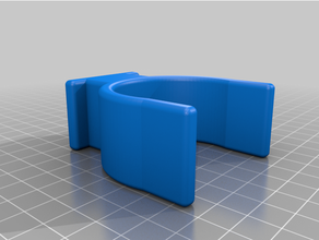 abrazadera barra pesas 3d print model - Mito3D