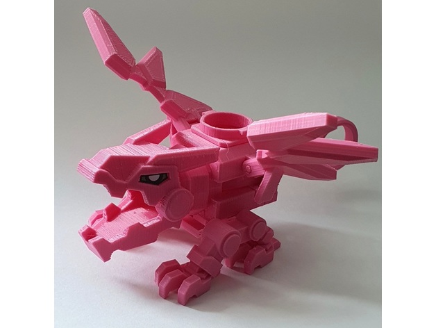 marble blazers osv2 fierce dragon toy & game accessories daman b-daman bdaman blaster mech robot 3D print model - Mito3D
