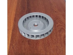cooling fan parts centrifugal 3d print model - Mito3D