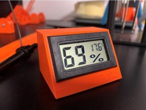 thermometer hygrometer stand electronics 3d print model - Mito3D