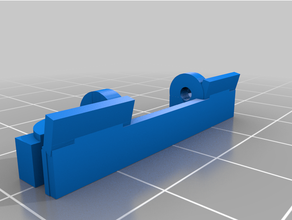 dustbin latch base - roborock s6 replacement parts 3d print model - Mito3D
