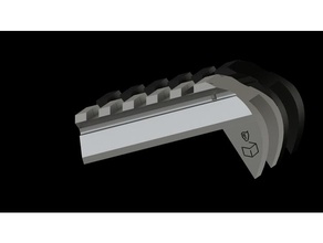 mk23 rail hammer cover 3d printing airsoft parts tm 3d print model - Mito3D