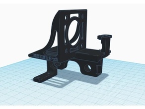 direct conduire svelte traîne chaîne monter 3d imprimante pièces ender 3 v2 3d print model - Mito3D