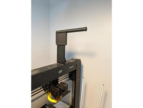 front mounted Spule Halter Unterstützung Vervielfältiger i3 style Drucker 3d Teile Filament mmsp Monopreis Makerselect Wanhao 3d print model - Mito3D