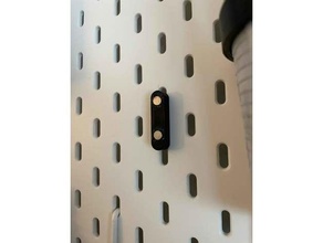 Ikea Skadis manyetik cetvel Kulp destek araç sahipleri kutuları mıknatıslar 3d print model - Mito3D