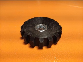 m12 screw nut knob parts m12 m12 nut screw screwnut screw nut knob 3d print model - Mito3D