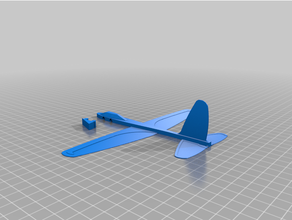 monarca planador cola necessário 3d impressão 3d print model - Mito3D