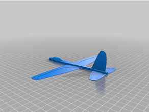 Monarch Segelflugzeug Stück kleben erforderlich 3d Drucken 3d print model - Mito3D