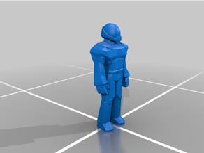 star vatandaş insan 6mm yeniden düzenleme poli oyuncak oyun Aksesuarlar Battletech piyade adam bilimkurgu 3d print model - Mito3D