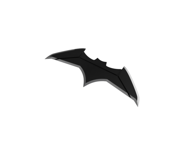 bvs batarang batfleck batman 3D print model - Mito3D