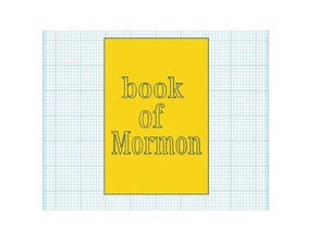libro mormone arredamento lds 3d print model - Mito3D