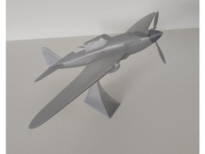 simple il-2 1 48-kit vehicles aircraft airplane ilyushin model plane spiralized sturmovik vase mode wii ww2 3d print model - Mito3D