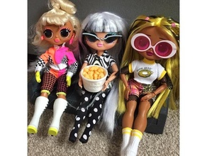 OMG pop corn bol jouet Jeu accessoires poupées lol poupée surprise film soutenir 3d print model - Mito3D
