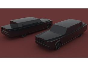 zil glava vehicles car limo limousine model scale vehicle zilglava zrk 3d print model - Mito3D