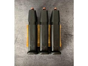 glock 17 - 3 magazine holder 3d print model - Mito3D