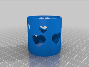 valentines day tea light holder containers candle candleholder candles candlestick heart valentine valentinesday gifts 3d print model - Mito3D
