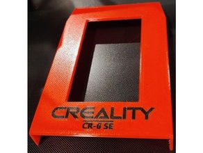 creality cr-6 se screen bezel cover - 2 colour 3d printer parts cr6se cr6-se 3d print model - Mito3D