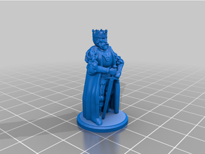 king otto people medival 3d print model - Mito3D
