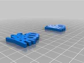 keychain vaac charm keychains 3d printed printing 3d print model - Mito3D