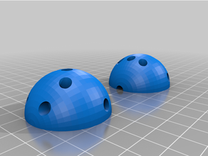 useless dice spherical dado inutil redondo dados die esfera esferico inutility orbed sphere totally machine 3d print model - Mito3D